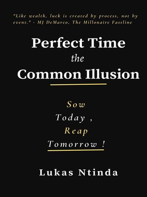 cover image of Perfect Time, the Common Illusion